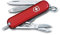 Victorinox, Taschenmesser, klein, Signature, 58 mm, rot (7 Funktionen, Klinge, Nagelfeile, Schraubendreher 2.5 mm, Schere)