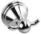 Croydex Westminster Wall Mounted Robe Hook with Zinc Alloy Construction, Chrome, Silver