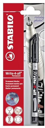 STABILO Write-4-all - Permanent Marker Pen - Fine - Pack of 1 - Black