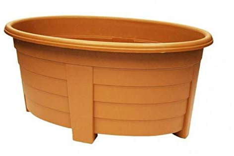 Thumbs Up 55cm Oval Planter Terracotta