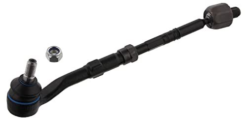 febi bilstein 34813 Spurstange mit Endstück und Sicherungsmutter, 1 Stück | Kompatibel mit: BMW 5, 5 Touring