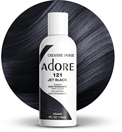 Adore Shining semipermanente Haarfarbe, 121 Jet Black