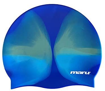 Maru – Bañador de natación Gorros de natación Unisex, Multicolor, Talla única