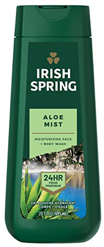 Irish Spring Aloe Vera Body Wash for Men - 18 fluid ounce (6 Pack)