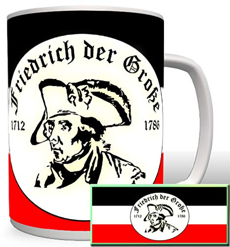 Friedrich der Große alter Fritz Kaiser Preußen 1712 1786 -Tasse Becher Kaffee #2325