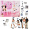 alles-meine.de GmbH 26 Stück: XL Wandsticker - Violetta - selbstklebend + wiederverwendbar - Aufkleber für Kinderzimmer - Wandtattoo/Sticker Mädchen/Martina Stoessel Chan..