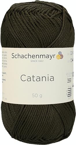 Schachenmayr - Catania Handstrickgarn, Häkelgarn, Farbe 414 Tarnung, Braun - 125 M