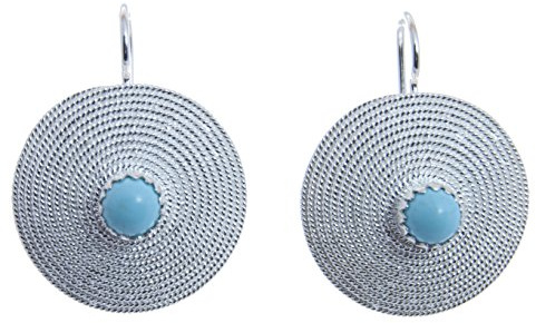 Orecchini Argento Corbula con Turchese