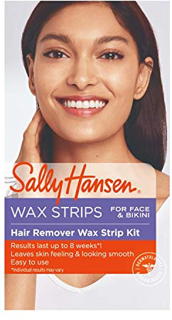SALLY HANSEN Hair Remover Wax Strip Kit for Face - SH2035