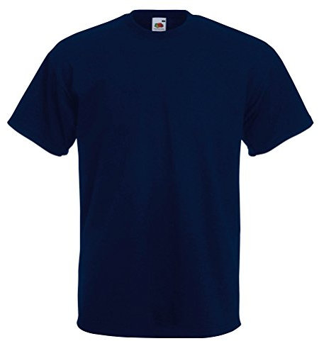 Fruit of the Loom Super Premium T-Shirt,Deep Navy,Large