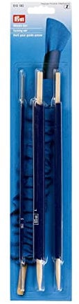 Prym 610190 Wende-Set zum Wenden von Stoffschläuchen, 3-teilig – Kunststoff & Holz, für Tunnelbreiten 9,5–25 mm, violett – ideal für DIY & Textilprojekte, Nähzubehör für Anfänger & Profis