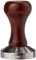 Café Olé CT-57WS Kaffee Tamper aus Edelstahl mit Griff aus Holz – 57mm Durchmesser, 18/10, 57 mm