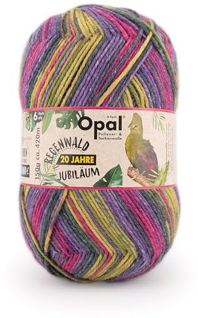 Opal Regenwald X 6-fach Farbe 8577 - Kongo - Sally; 150 g = ca. 420 m