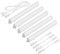 parlat LED Unterbau-Leuchten Rigel, je 31,3cm, je 397lm, warm-weiß, 5er Set