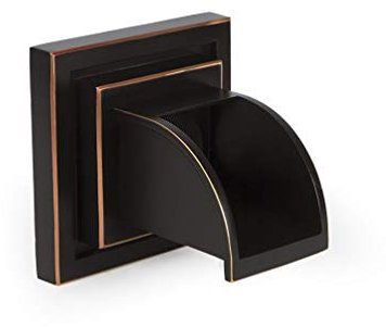 Atlantic Water Gardens Mantova Wandauslauf, massives Messing Wasser Auslauf, Öl eingerieben Bronze Finish