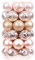 Sea Team 41ct infrangibile Ornamento Natalizio per Decorare l’Albero Natale, col Filo da Appendere Senza Glitter Paillettes, è Decorazione Ideale per la Festa,Cerimonia e Party.（60mm）
