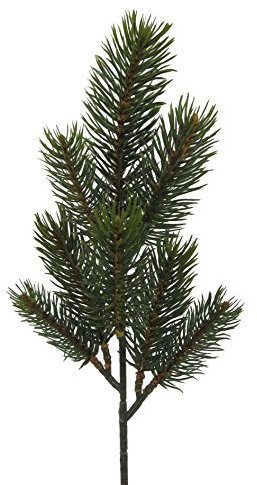 creativ home Künstlicher TANNENZWEIG REAL mit 8 Trieben. Ca 40 cm.