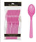 Amscan Lot de 20 cuillères en plastique Rose clair