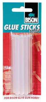 Bison Glue Sticks Hobby Blister 12 X 7 MM