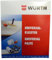 Würth Universal-Kleister für Tapeziergeräte, Airlessgeräte, Bürstenauftrag und Wandklebetechnik 800g