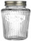 KILNER Einmachglas mit Schraubdeckel VINTAGE, 500 ml, Metall- Deckel luftdicht, für selbstgemachte Kreationen, Marmeladenglas mit Deckel aus 30% recyceltem Glas, geripptes Schraubglas 500ml