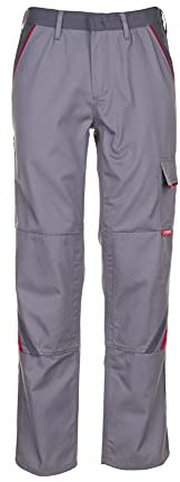 Planam 2321070 Highline Bundhose, Zink/Schiefer/Rot, Größe 70