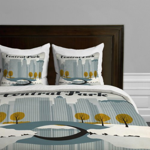 DENY Designs Anderson Design Group Bettbezug König King Central Park Snow