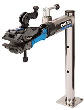 Park Tool Adult PRS-4.2-2 - Deluxe Bench Mount Repair Stand with 100-3D Micro Adjust Clamp Tool