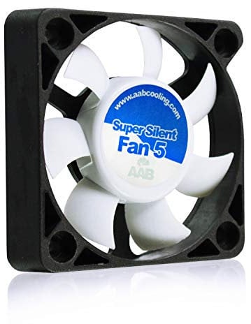 AABCOOLING Super Silent Fan 5 - Leise und Efizient 50mm Gehäuselüfter mit 4 Anti-Vibration-Pads - Mini Ventilator, 3D Drucker, Lüfter 40mm, Cooling Fan, PC Fan, 17,5 dB, 14,45 m3/h