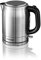 Cloer 4519 Wasserkocher Edelstahl, 2200 W, Wasserstandsanzeige, Trockengeh-und Überhitzungsschutz, 1 Liter