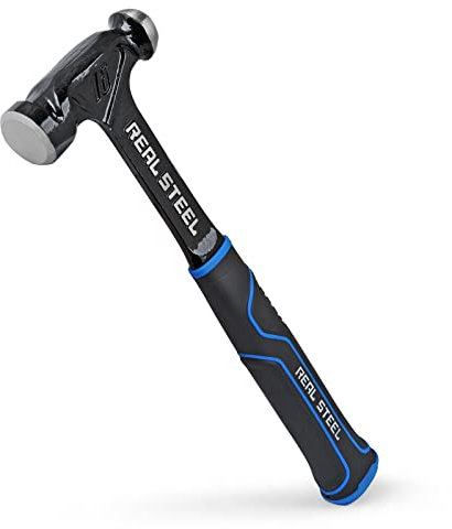 REAL STEEL 0518 Hammer, geschmiedet, Kugelgriff, 473 g