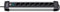 Brennenstuhl Premium Alu-Line Technik Bloc multiprise 6 prises en aluminium avec 3 prises commutables 2 prises de courant Aluminium/noir 8-fach argent/noir