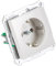 Schneider Electric Elso 265004 SCHUKO Steckdose 16A Joy mit Steckklemme, Schutzkontaktsteckdose,Unterputzsteckdose, Reinweiß