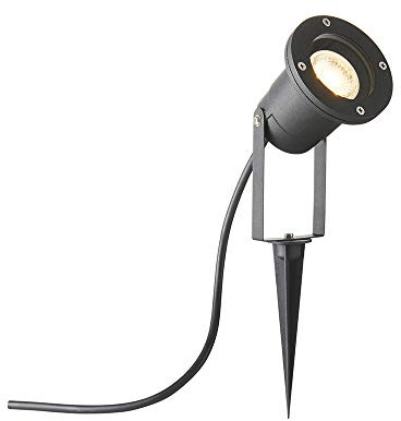 Saxby Opaz MV 50W Black Die Cast Aluminium IP54 Adjustable Outdoor Garden Spike Light
