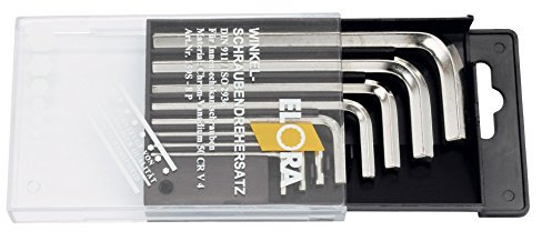 Elora Winkelschraubendreher-Satz, 8-teilig 2-10 mm mit Kunststoffkassette, 1 Stück, 159S-8P