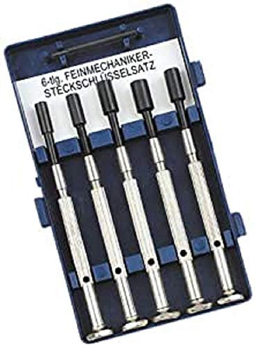 (6) Jgo. de 6 llaves de vaso para mecanica de precision