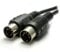 Midi 5 Pines DIN Clavija a 5 Pines DIN Clavija Cable 2 m Negro [2 metros/2m]