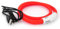 LED Hundehalsband in rot Leuchthalsband aufladbar per USB-C Halsband individuell kürzbar PRECORN