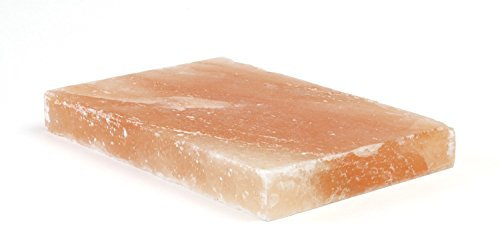 Homankit, blocco naturale di sale dell'Himalaya per cucinare, grigliare, scottare, rosolare, piastra da barbecue per salare, dimensioni 20 x 10 x 2,5 cm