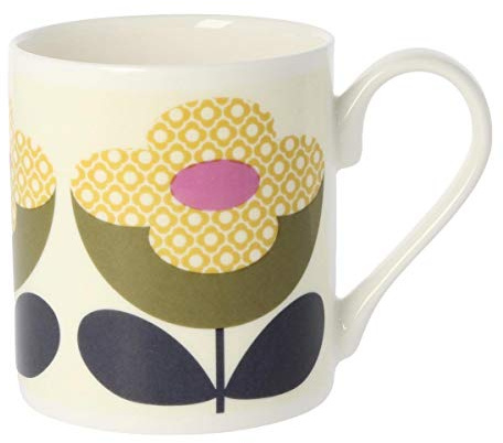 Orla Kiely Buttercup Stem Mug Colour: Orla Kiely Olive/Yellow