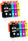 Supply Guy 10 Druckerpatronen mit Chip kompatibel mit Canon PGI-525 CLI-526 für Pixma IP4850 IP4950 IX6550 MG5140 MG5150 MG5240 MG5250 MG5300 MG5340 MG5350 MX715 MX885 MX895