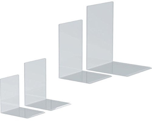 6 Paar Maul Buchstützen 10 x 10 x 13 cm Acryl (6)