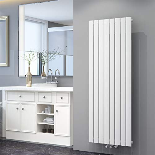 Design Flach Heizkörper 1600x616mm Weiß Paneelheizkörper Vertikal Mittelanschluss Einlagig