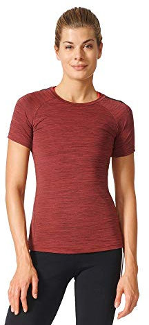 Adidas Performance Tee, Maglietta Donna, Rosa (Rosbas), S