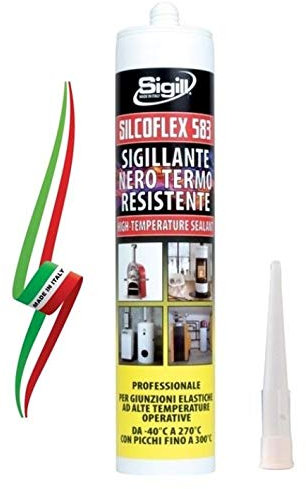 SILICONE SPECIALE TERMO RESISTENTE PER ALTE TEMPERATURE FINO A 350° SIGILL