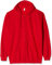 AWDis Just Hoods Men's Zoodie Hoodie, Red (Fire Red), Medium