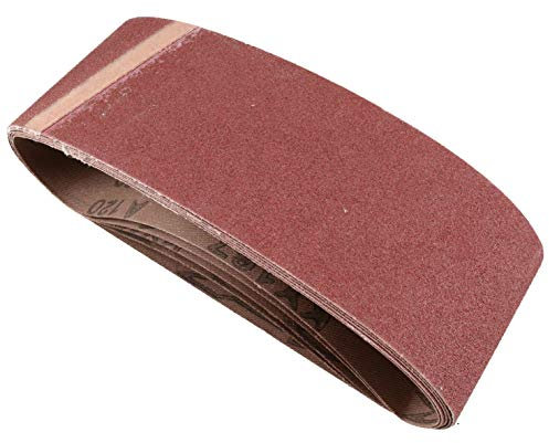 Belt Power Finger File Sander Abrasive Sanding Belts 410mm x 65mm 120 Grit 5 PK