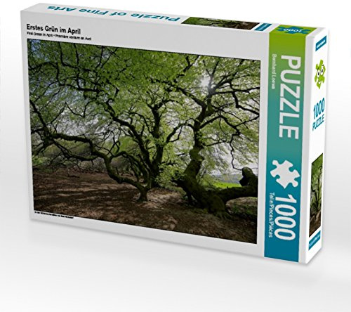 CALVENDO Puzzle Erstes Grün im April | 1000 Teile Lege-Größe 64 x 48 cm Foto-Puzzle für glückliche Stunden