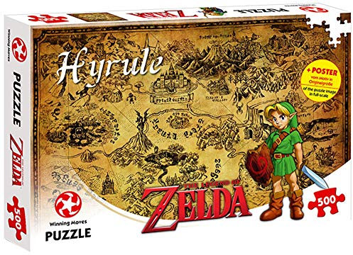 Winning Moves - Puzzle (500 Teile) - Zelda Hyrule Field - Zelda Merchandise - Alter 10+