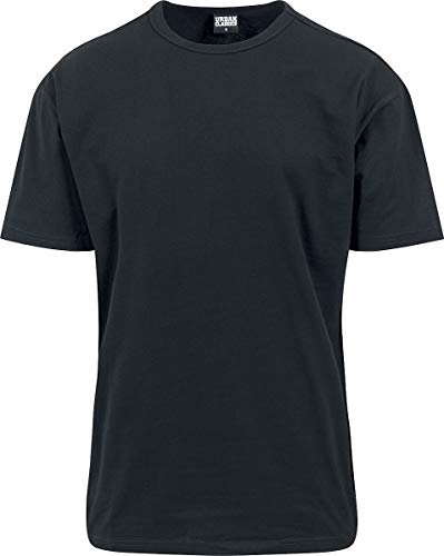 Urban Classics Homme Thé Surdimensionné T shirt, Noir, S EU